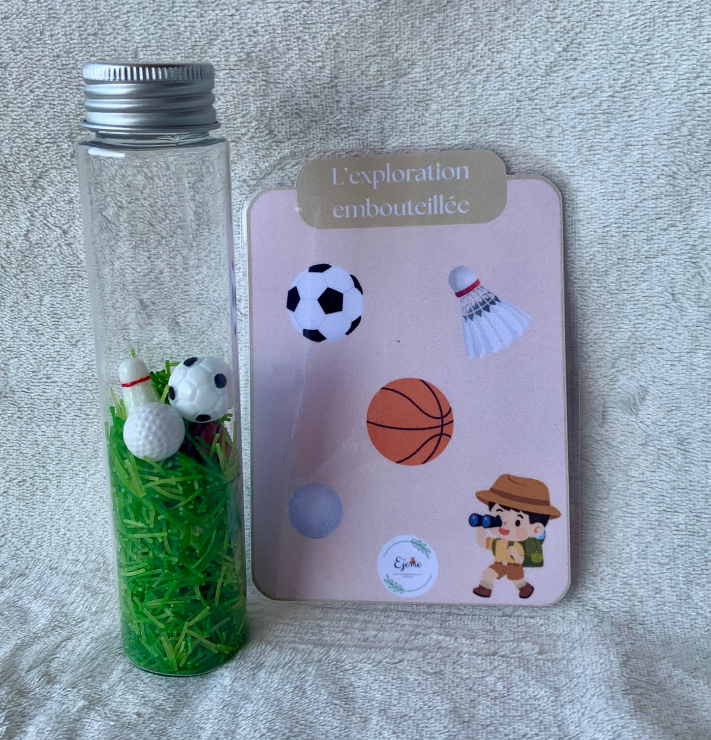 Bouteille cherche et trouve : Sport