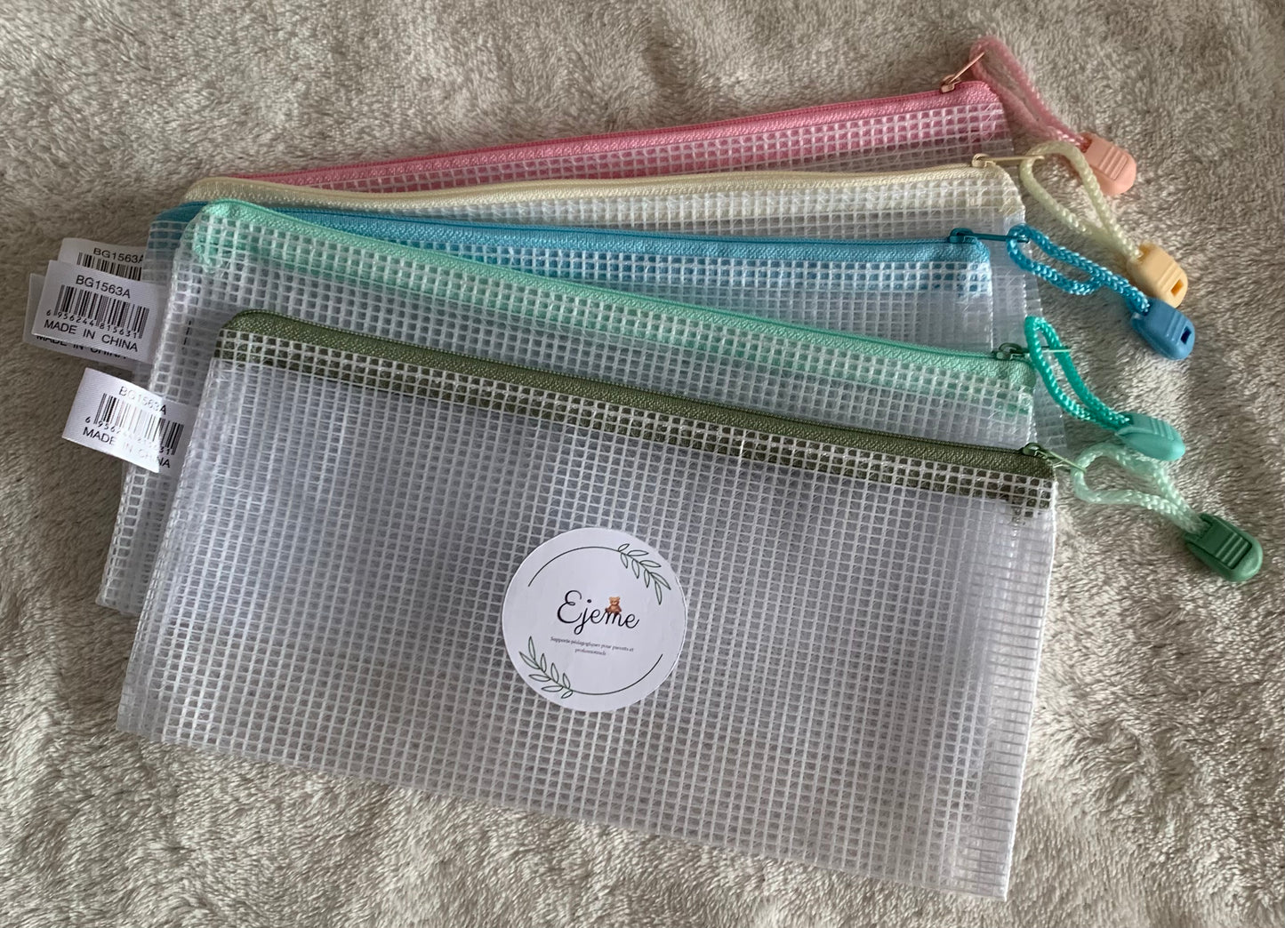 Pochettes de rangement