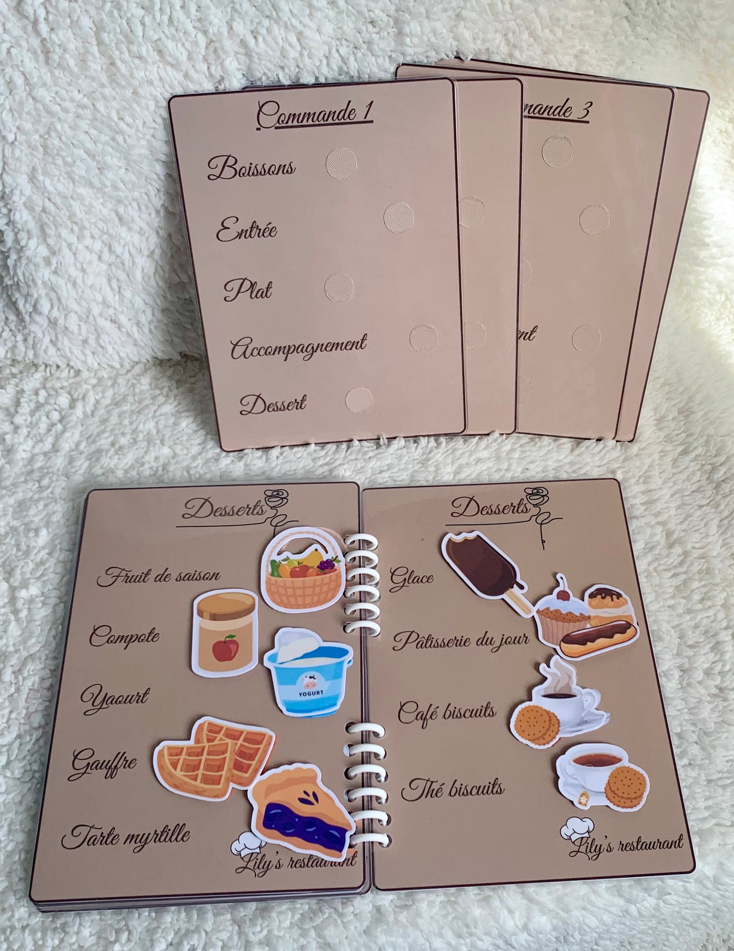 Menu de restaurant