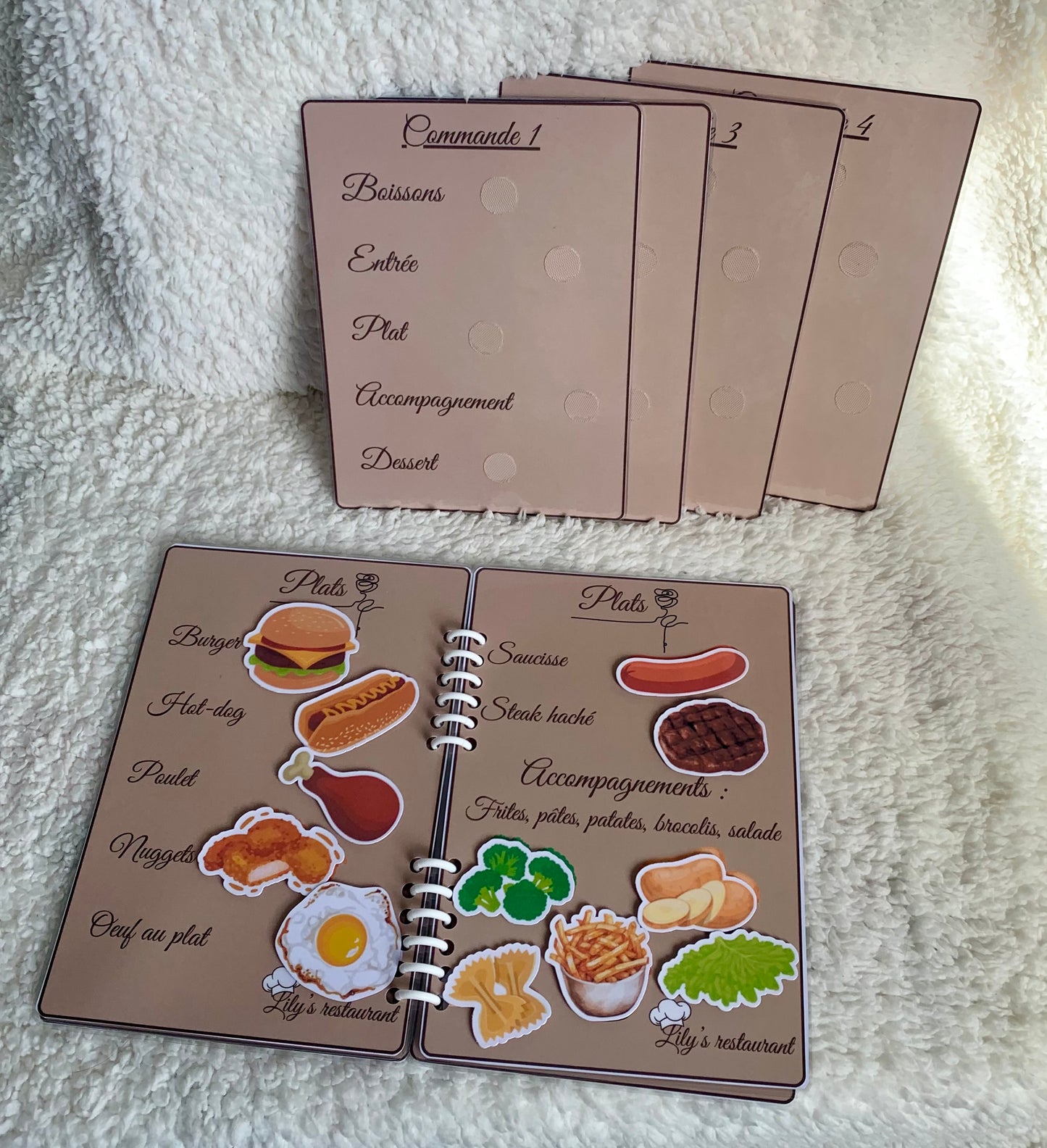 Menu de restaurant