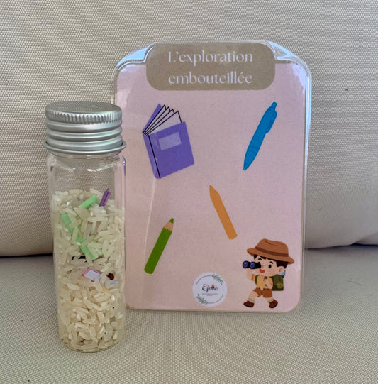 Bouteille cherche et trouve : Rentrée scolaire