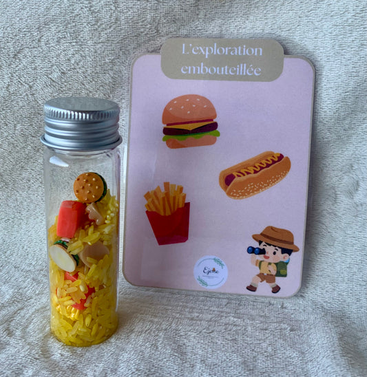 Bouteille cherche et trouve : Fast-food