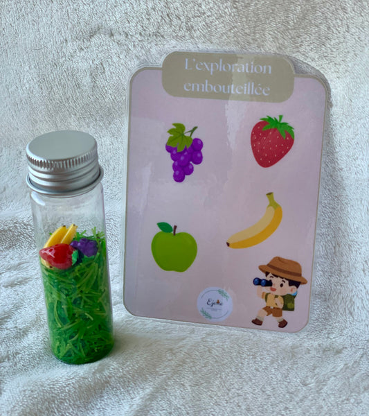 Bouteille cherche et trouve : Les fruits